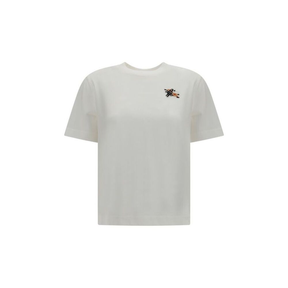 Burberry White Cotton Women's T-Shirt